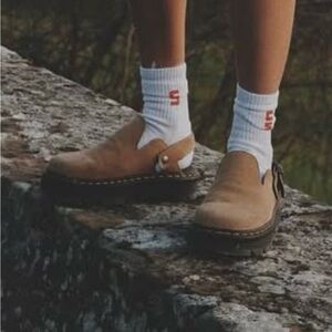 Dr. Martens ZebZag suede clog 7.5